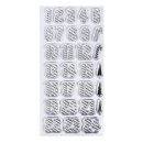 Clear Stamps - Zahlen 1-24 Zuckerstange, 97x205mm, 29...