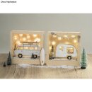 Holz Bausatz Wohnwagen, FSC Mix Credit, 24x24x6,5cm, 13-tlg. , Box 1Set, natur