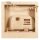 Holz Bausatz Wohnwagen, FSC Mix Credit, 24x24x6,5cm, 13-tlg. , Box 1Set, natur