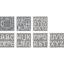 B-Ware  Schablone Buchstaben+Designs 30,5x30,5cm...