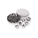 Metall-Ausstecherformen f. Deko, 2-4 cm, 8 Sorten, Set...
