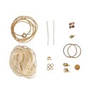 Bastelpackung Kette Golden Summer 1 Kette (60cm) m. 2...