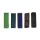 Farbpigmente für Wachs, 1x1x2,9cm, sortiert, SB-Btl. 5Stück, bunt