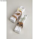 Stabkerze, 2,1cm ø, 19cm in Box 4 Stück, weiß
