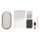 Bastelpackung Raysin Terrazzo Untersetzer für 1 Untersetzer 17,8x9,5x1,3cm