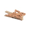 Holzklammern Blume Haus Schmetterling, 2,5x3,5cm,...
