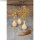 Holz Deko Vase, mini, 4,8-6,4cm, sortiert, PVC-Box 3Stück, natur