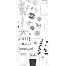 Clear Stamps - Botanical 97x205mm 30 Motive