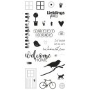 Clear Stamps - Welcome Home 97x205mm 23 Motive