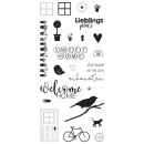 Clear Stamps - Welcome Home 97x205mm 23 Motive
