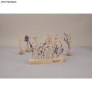 Trockenblumen Strauß m.Papiermanschette, 28cm, flieder