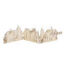 Holz Deko AufstellerKürbis,  FSC Mix Credit, 3x 20,2x10,5cm, 20tlg. natur