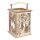 Holz Laterne Wald, FSC Mix Credit, 15,3x15,3x26,5cm, 23tlg., Box 1Set, natur