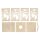 Holz Laterne Wald, FSC Mix Credit, 15,3x15,3x26,5cm, 23tlg., Box 1Set, natur
