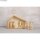 Holz Krippe mit Figuren, FSC 100% 22x5,6x21,5cm, 9tlg.1 Set natur