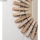 Holz Wäscheklammern, FSC 100%, 7,2cm, SB-Btl. 24Stück, natur