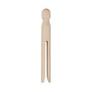 Rundkopf Wäscheklammern, FSC 100%, 11cm 50 Stüc, natur