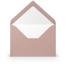 Paperado Umschläge B6, FSC Mix Credit, 125x176mm, 100g/m2, m. SF, Beutel 5Stück, Rössler Nr. 1103020063, rosé