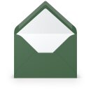 Paperado Umschläge B6, FSC Mix Credit, 125x176mm, 100g/m2, m. SF, Beutel 5Stück, Rössler Nr. 1103020097, tannengrün