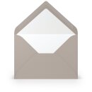 Paperado Umschläge B6, FSC Mix Credit, 125x176mm, 100g/m2, m. SF, Beutel 5Stück, Rössler Nr. 1103020049, taupe