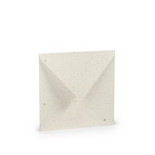 Paperado Umschläge quadr.,FSC Mix Credit, 164x164mm, 100g/m2, m. SF, Beutel 5Stück, Rössler Nr. 1103040623, vanille