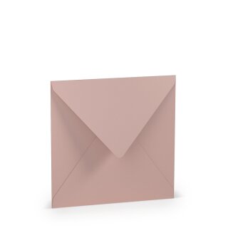 Paperado Umschläge quadr.,FSC Mix Credit, 164x164mm, 100g/m2, m. SF, Beutel 5Stück, Rössler Nr. 1103040063, rosé
