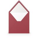 Paperado Umschläge quadr.,FSC Mix Credit, 164x164mm, 100g/m2, m. SF, Beutel 5Stück, Rössler Nr. 1103040036, kardinalrot
