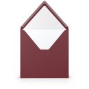 Paperado Umschläge quadr.,FSC Mix Credit, 164x164mm, 100g/m2, m. SF, Beutel 5Stück, Rössler Nr. 1103040072, bordeaux