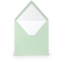 Paperado Umschläge quadr.,FSC Mix Credit, 164x164mm, 100g/m2, m. SF, Beutel 5Stück, Rössler Nr. 1103040065, mintgrün