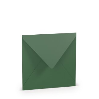 Paperado Umschläge quadr.,FSC Mix Credit, 164x164mm, 100g/m2, m. SF, Beutel 5Stück, Rössler Nr. 1103040097, tannengrün