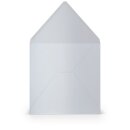 Paperado Umschläge quadr.,FSC Mix Credit, 164x164mm, 120g/m2, Beutel 5Stück, Rössler Nr. 1103040302, weiß metallic
