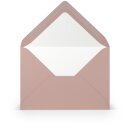 Paperado Umschläge C6, FSC Mix Credit, 114x162mm, 100g/m2, m. SF, Beutel 5Stück, Rössler Nr. 1103005063, rosé