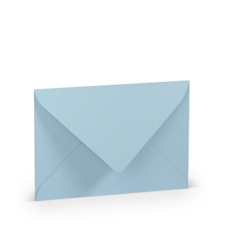 Paperado Umschläge C6, FSC Mix Credit, 114x162mm, 100g/m2, m. SF, Beutel 5Stück, Rössler Nr. 1103005124, hellblau