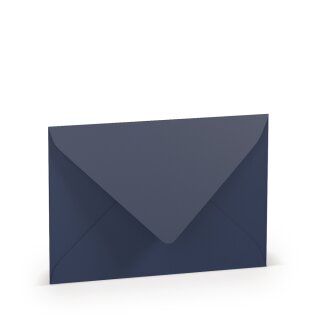 Paperado Umschläge C6, FSC Mix Credit, 114x162mm, 100g/m2, m. SF, Beutel 5Stück, Rössler Nr. 1103005090, jeansblau