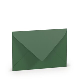Paperado Umschläge C6, FSC Mix Credit, 114x162mm, 100g/m2, m. SF, Beutel 5Stück, Rössler Nr. 1103005097, tannengrün
