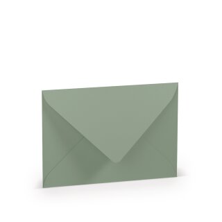 Paperado Umschläge C6, FSC Mix Credit, 114x162mm, 100g/m2, m. SF, Beutel 5Stück, Rössler Nr. 1103005067, eukalyptus
