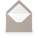Paperado Umschläge C6, FSC Mix Credit, 114x162mm, 100g/m2, m. SF, Beutel 5Stück, Rössler Nr. 1103005049, taupe