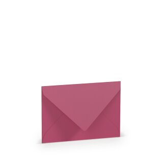 Paperado Umschläge DIN C7,FSC Mix Credit, 81x114mm, 100g/m2, m. SF, Beutel 5Stück, Rössler Nr. 1103007154, fuchsia