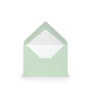 Paperado Umschläge DIN C7,FSC Mix Credit, 81x114mm, 100g/m2, m. SF, Beutel 5Stück, Rössler Nr. 1103007065, mintgrün