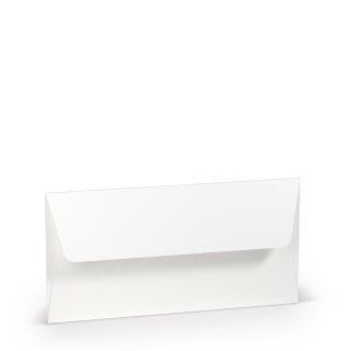 Paperado Umschläge DL, FSC Mix Credit, 110x220mm, 100g/m2, m. SF, Beutel 5Stück, Rössler Nr. 1103002009, weiß