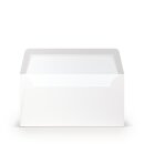 Paperado Umschläge DL, FSC Mix Credit, 110x220mm, 100g/m2, m. SF, Beutel 5Stück, Rössler Nr. 1103002009, weiß