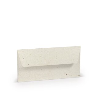 Paperado Umschläge DL, FSC Mix Credit, 110x220mm, 100g/m2, m. SF, Beutel 5Stück, Rössler Nr. 1103002623, vanille
