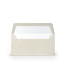 Paperado Umschläge DL, FSC Mix Credit, 110x220mm, 100g/m2, m. SF, Beutel 5Stück, Rössler Nr. 1103002623, vanille