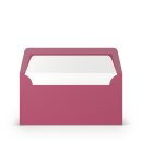 Paperado Umschläge DL, FSC Mix Credit, 110x220mm, 100g/m2, m. SF, Beutel 5Stück, Rössler Nr. 1103002154, fuchsia