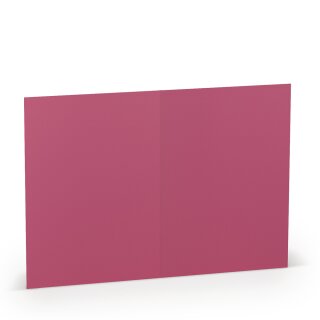 Paperado Karten DIN A6, FSC Mix Credit, 210x148mm, 220g/m2, Beutel 5Stück, Rössler Nr. 1103070154, fuchsia