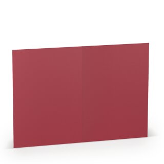 Paperado Karten DIN A6, FSC Mix Credit, 210x148mm, 220g/m2, Beutel 5Stück, Rössler Nr. 1103070036, kardinalrot