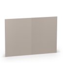 Paperado Karten DIN A6, FSC Mix Credit, 210x148mm, 220g/m2, Beutel 5Stück, Rössler Nr. 1103070049, taupe