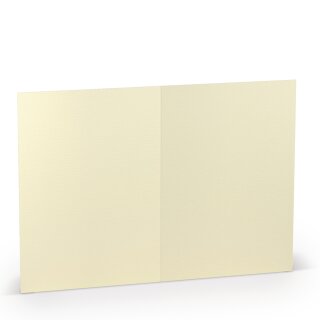 Paperado Karten B6 hd-pl, FSC Mix Credit, 240x169mm, 220g/m2, Beutel 5Stück, Rössler Nr. 1103072008, elfenbein