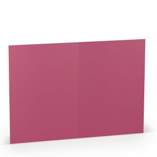 Paperado Karten B6 hd-pl, FSC Mix Credit, 240x169mm, 220g/m2, Beutel 5Stück, Rössler Nr. 1103072154, fuchsia