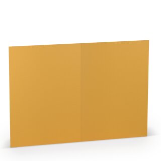 Paperado Karten B6 hd-pl, FSC Mix Credit, 240x169mm, 220g/m2, Beutel 5Stück, Rössler Nr. 1103072043, ocker